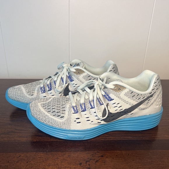 Nike Shoes - Nike Gray/Blue Athletic Sneakers | Versatile for All Seasons Women's 9